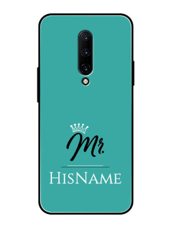 Custom Oneplus 7 Pro Custom Glass Phone Case Mr with Name