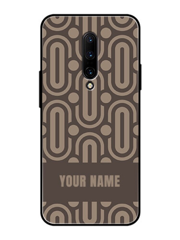 Custom OnePlus 7 Pro Custom Glass Phone Case - Captivating Zero Pattern Design