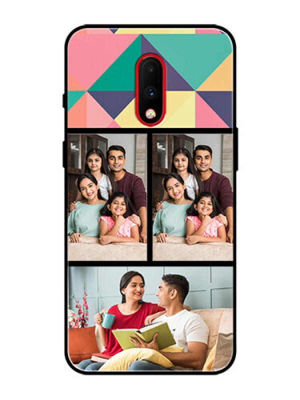 Custom OnePlus 7 Custom Glass Phone Case  - Bulk Pic Upload Design
