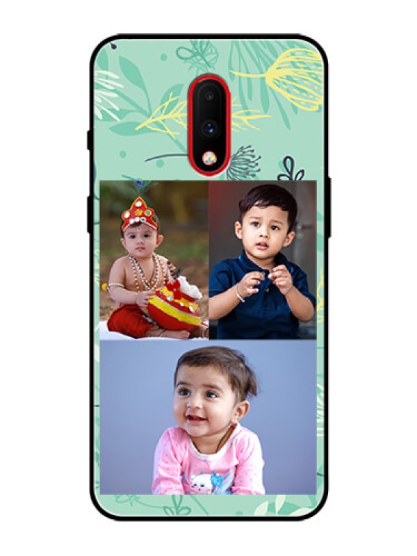 Custom OnePlus 7 Photo Printing on Glass Case  - Forever Family Design 