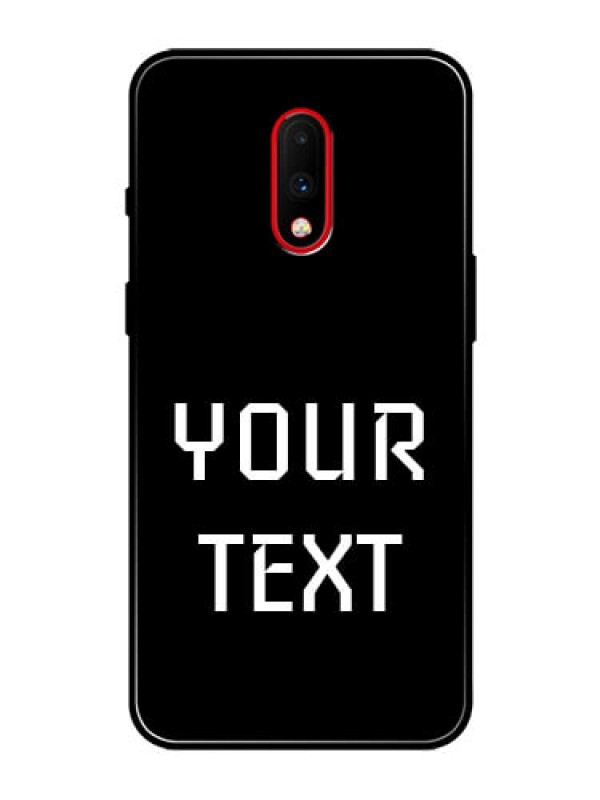 Custom Oneplus 7 Your Name on Glass Phone Case