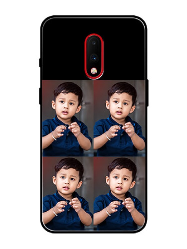 Custom Oneplus 7 4 Image Holder on Glass Mobile Cover