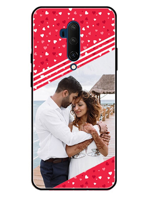 Custom Oneplus 7T Pro Custom Glass Mobile Case  - Valentines Gift Design