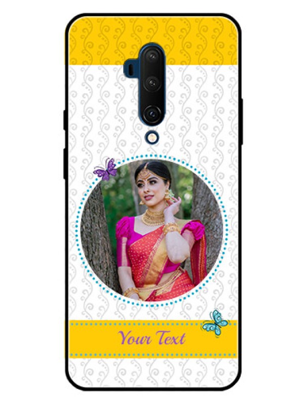 Custom Oneplus 7T Pro Custom Glass Mobile Case  - Girls Premium Case Design