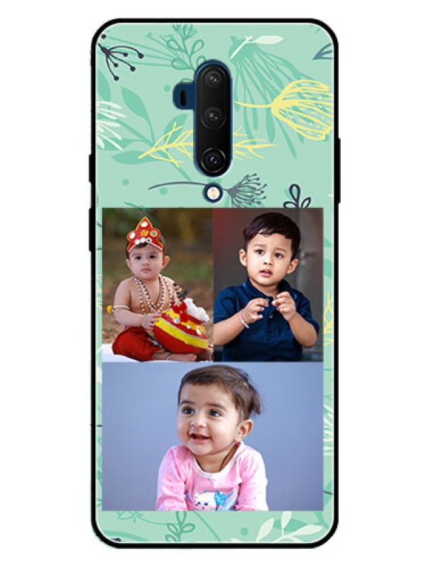 Custom Oneplus 7T Pro Photo Printing on Glass Case  - Forever Family Design 