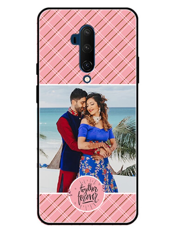 Custom Oneplus 7T Pro Personalized Glass Phone Case  - Together Forever Design