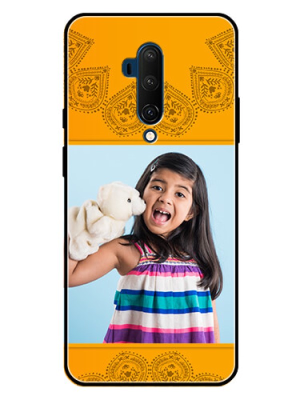 Custom Oneplus 7T Pro Personalized Glass Phone Case  - Photo Wedding Design 