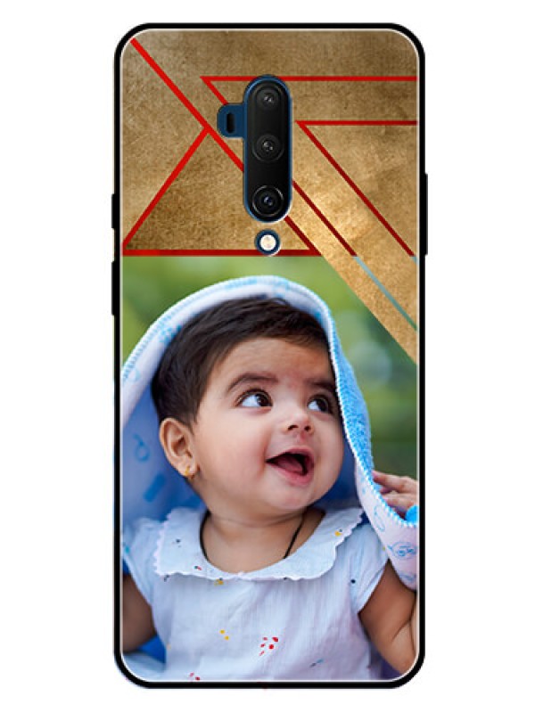 Custom Oneplus 7T Pro Personalized Glass Phone Case  - Gradient Abstract Texture Design