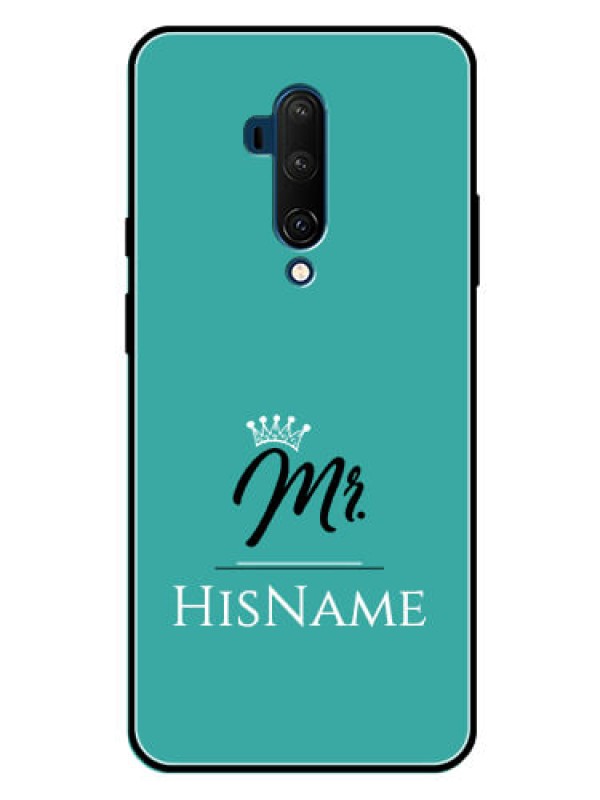 Custom Oneplus 7T Pro Custom Glass Phone Case Mr with Name