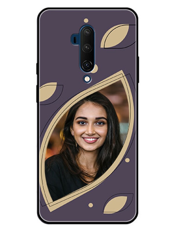 Custom OnePlus 7T Pro Custom Glass Mobile Case - Falling Leaf Design