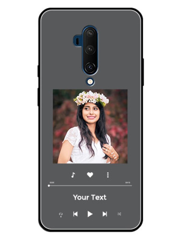 Custom OnePlus 7T Pro Custom Glass Mobile Case - Play The Music Design