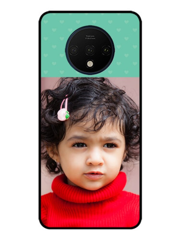 Custom OnePlus 7T Custom Glass Phone Case  - Lovers Picture Design