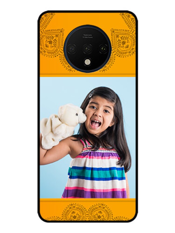 Custom OnePlus 7T Personalized Glass Phone Case  - Photo Wedding Design 