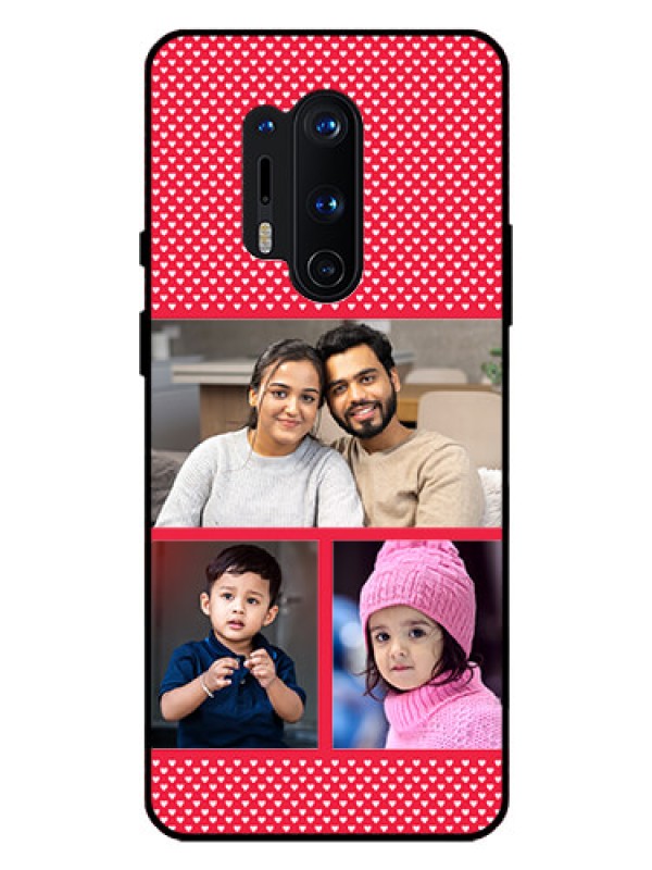 Custom Oneplus 8 Pro Personalized Glass Phone Case  - Bulk Pic Upload Design