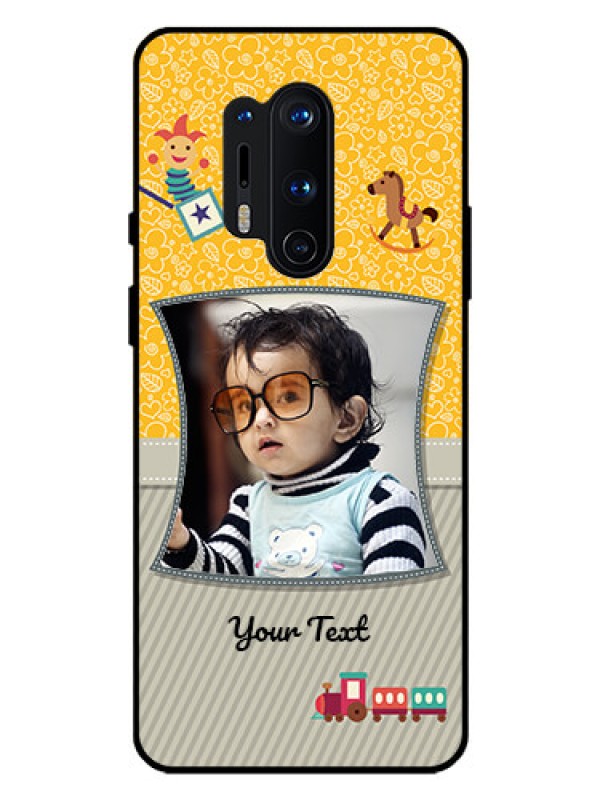 Custom Oneplus 8 Pro Personalized Glass Phone Case  - Baby Picture Upload Design