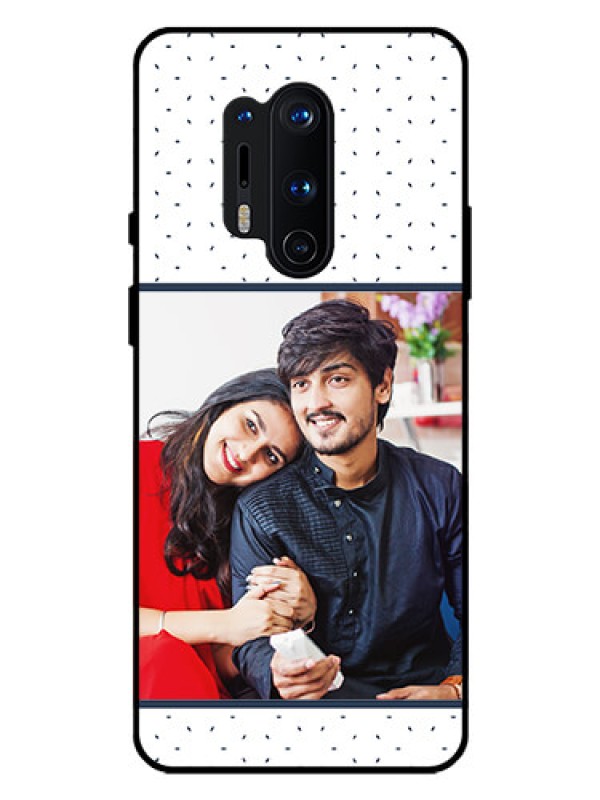 Custom Oneplus 8 Pro Personalized Glass Phone Case  - Premium Dot Design