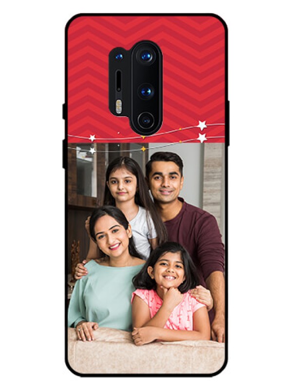 Custom Oneplus 8 Pro Personalized Glass Phone Case  - Happy Family Design