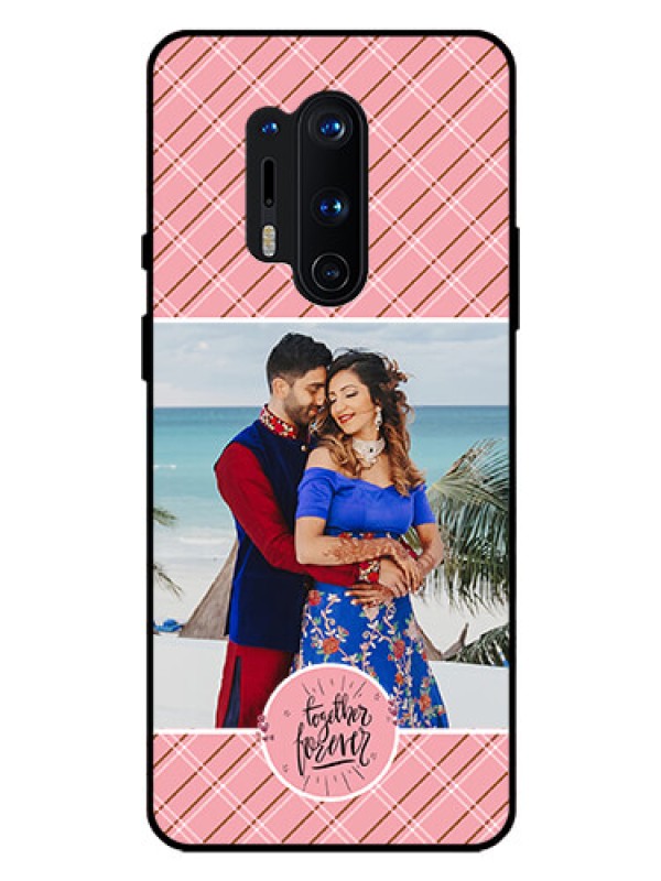 Custom Oneplus 8 Pro Personalized Glass Phone Case  - Together Forever Design