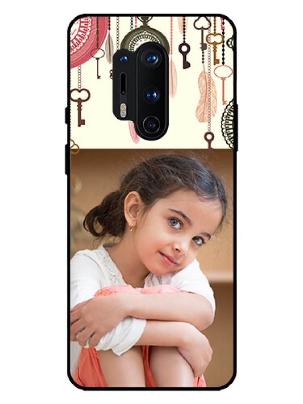 Custom Oneplus 8 Pro Custom Glass Mobile Case  - Boho Style Design