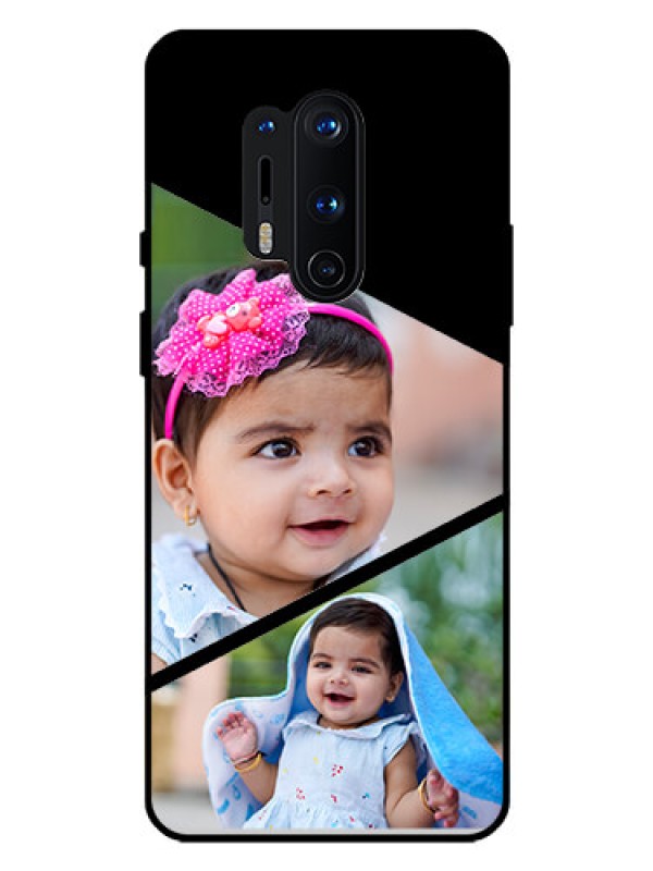 Custom Oneplus 8 Pro Custom Glass Phone Case  - Semi Cut Design