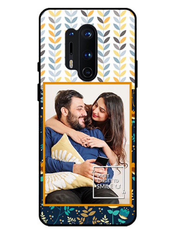 Custom Oneplus 8 Pro Custom Glass Mobile Case  - Pattern Design