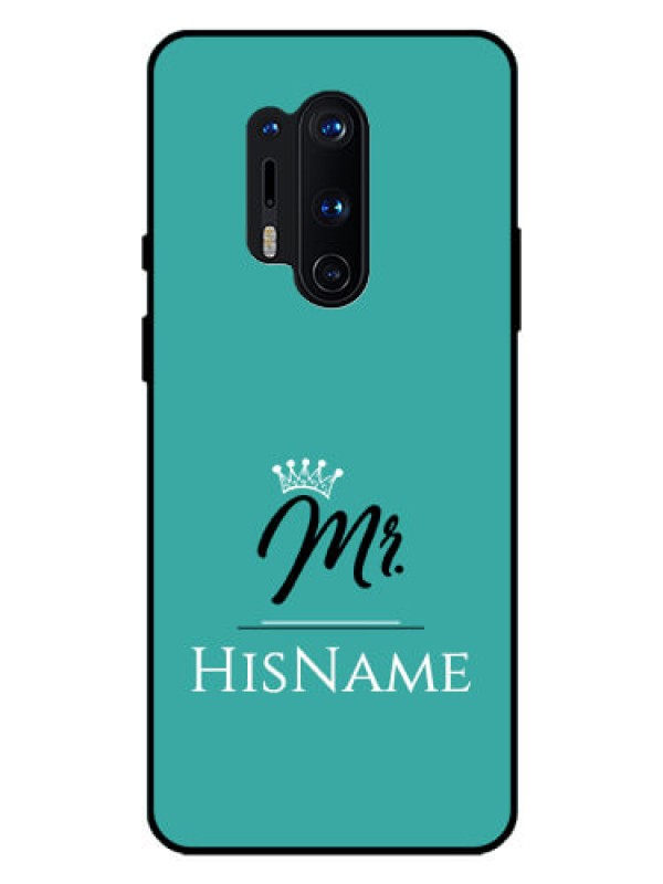 Custom Oneplus 8 Pro Custom Glass Phone Case Mr with Name