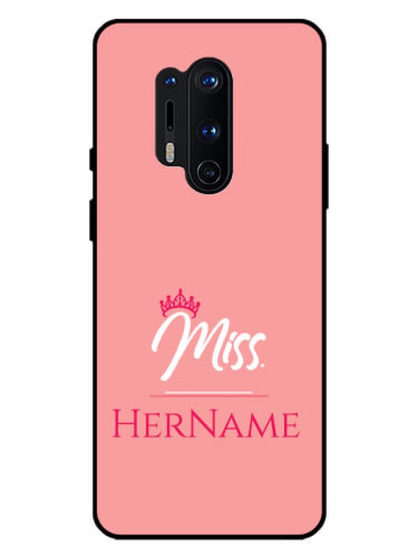 Custom Oneplus 8 Pro Custom Glass Phone Case Mrs with Name