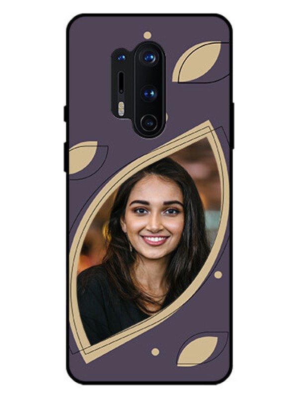 Custom OnePlus 8 Pro Custom Glass Mobile Case - Falling Leaf Design