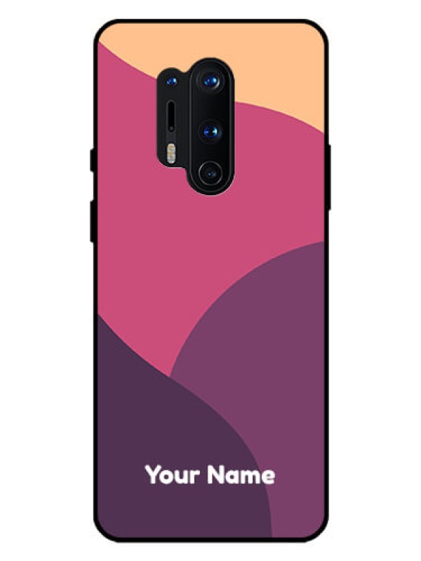 Custom OnePlus 8 Pro Custom Glass Phone Case - Mixed Multi-colour abstract art Design