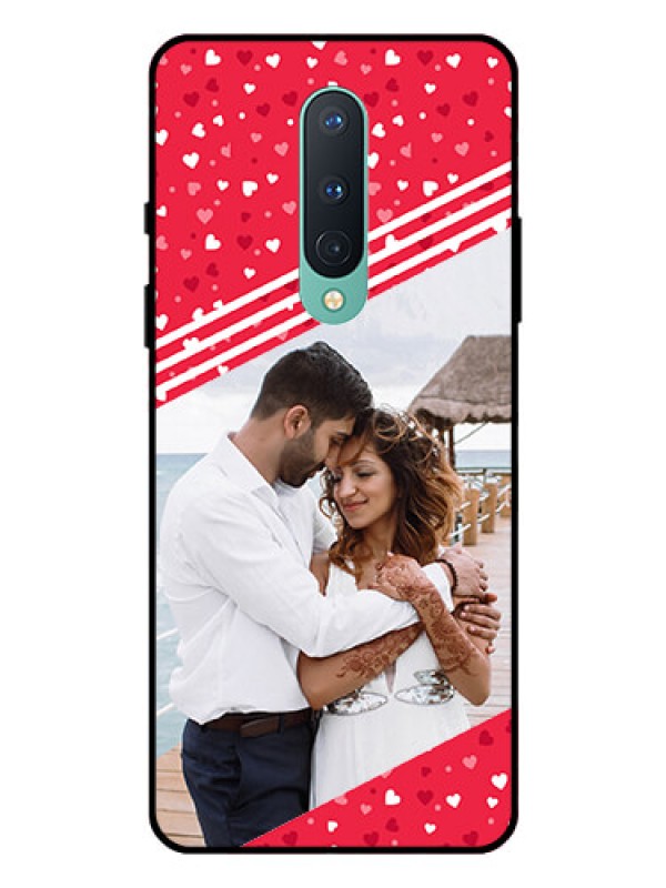 Custom OnePlus 8 Custom Glass Mobile Case  - Valentines Gift Design