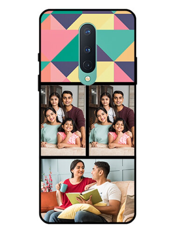 Custom OnePlus 8 Custom Glass Phone Case  - Bulk Pic Upload Design
