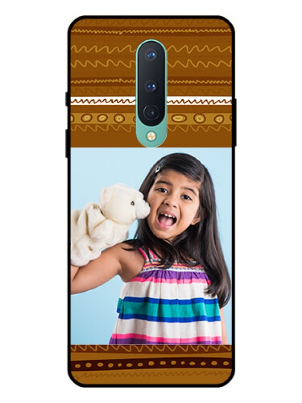 Custom OnePlus 8 Custom Glass Phone Case  - Friends Picture Upload Design 