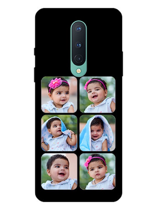 Custom OnePlus 8 Photo Printing on Glass Case  - Multiple Pictures Design
