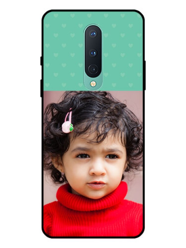 Custom OnePlus 8 Custom Glass Phone Case  - Lovers Picture Design