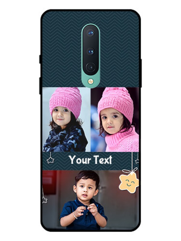 Custom OnePlus 8 Custom Glass Mobile Case  - Hanging Stars Design