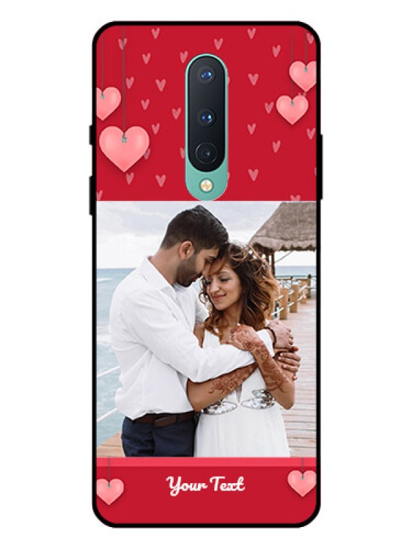 Custom OnePlus 8 Custom Glass Phone Case  - Valentines Day Design