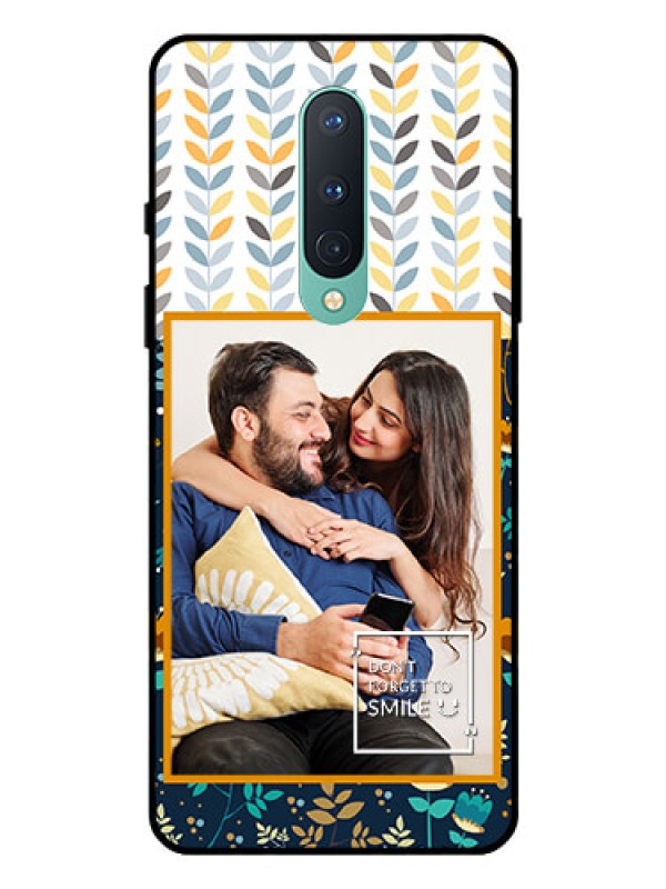 Custom OnePlus 8 Custom Glass Mobile Case  - Pattern Design