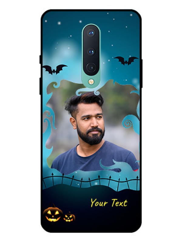 Custom OnePlus 8 Custom Glass Phone Case  - Halloween frame design