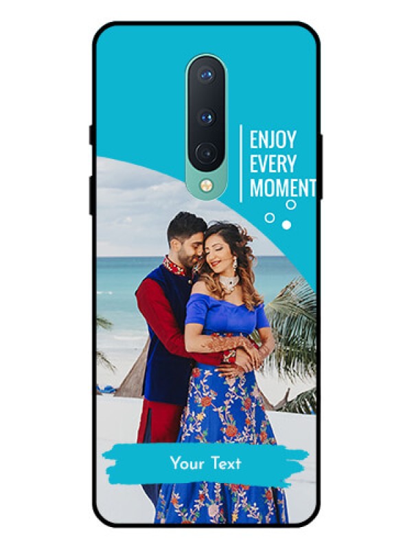 Custom OnePlus 8 Custom Glass Mobile Case  - Happy Moment Design
