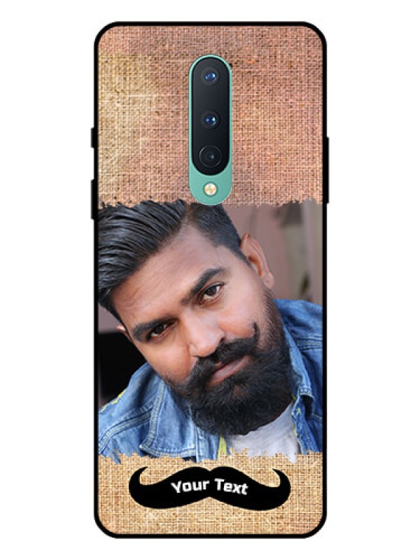 Custom OnePlus 8 Personalized Glass Phone Case  - with Texture Design