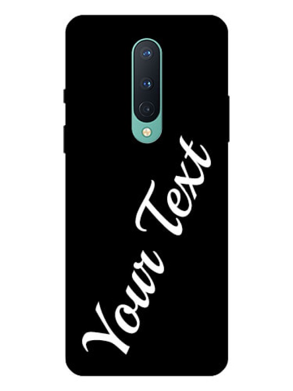 Custom OnePlus 8 Custom Glass Mobile Cover with Your Name