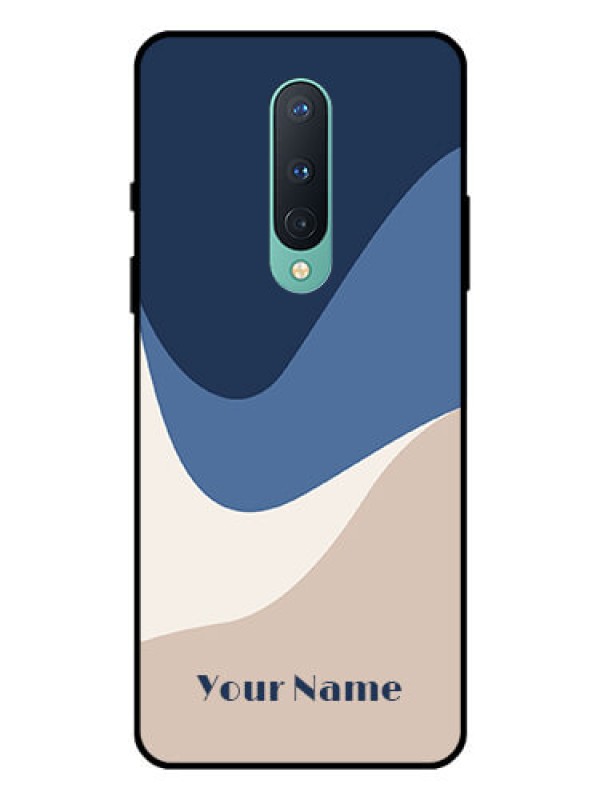 Custom OnePlus 8 Custom Glass Phone Case - Abstract Drip Art Design