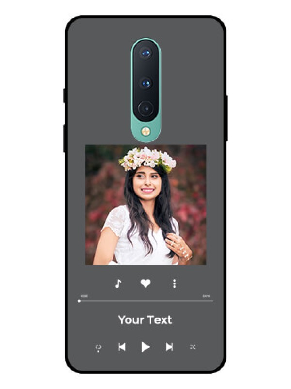 Custom OnePlus 8 Custom Glass Mobile Case - Play The Music Design