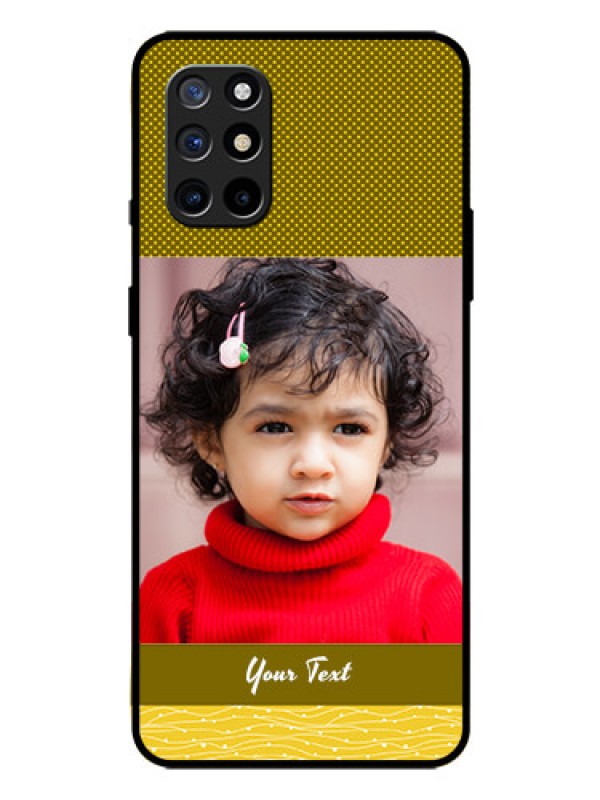 Custom Oneplus 8T Custom Glass Phone Case  - Simple Green Color Design