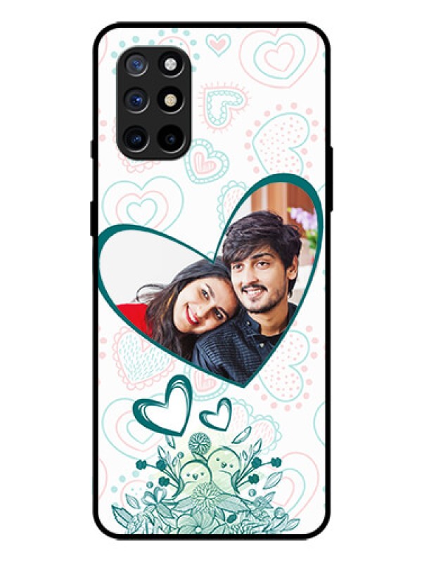 Custom Oneplus 8T Photo Printing on Glass Case  - Premium Couple Design