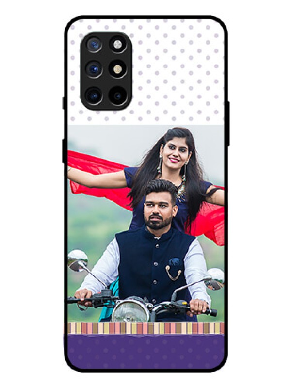 Custom Oneplus 8T Photo Printing on Glass Case  - Cute Family Design