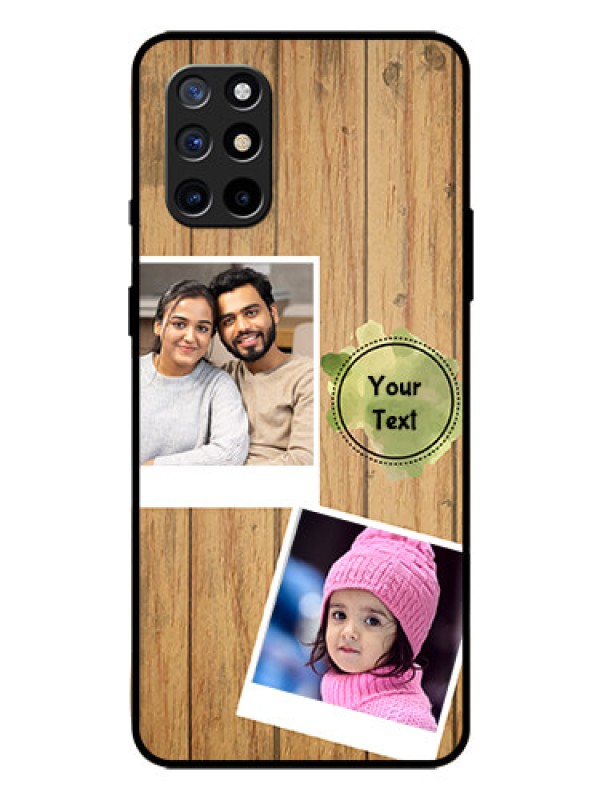 Custom Oneplus 8T Custom Glass Phone Case  - Wooden Texture Design