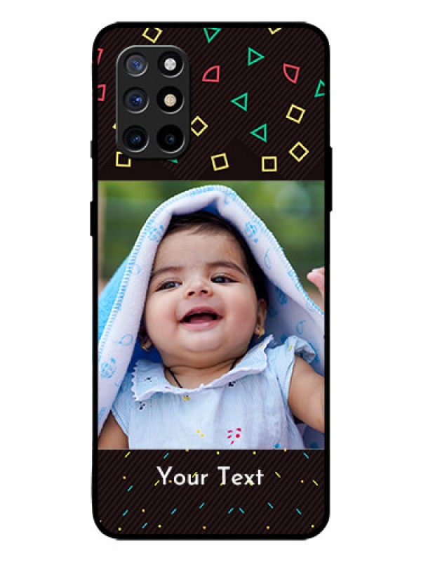 Custom Oneplus 8T Custom Glass Phone Case  - with confetti birthday design