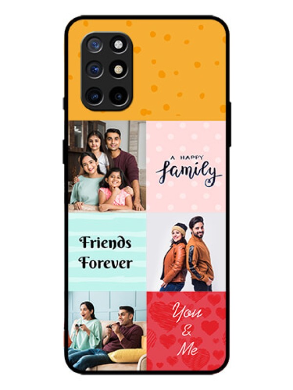Custom Oneplus 8T Personalized Glass Phone Case  - Images with Quotes Design