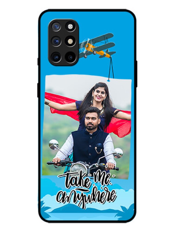 Custom Oneplus 8T Custom Glass Mobile Case  - Traveller Design 